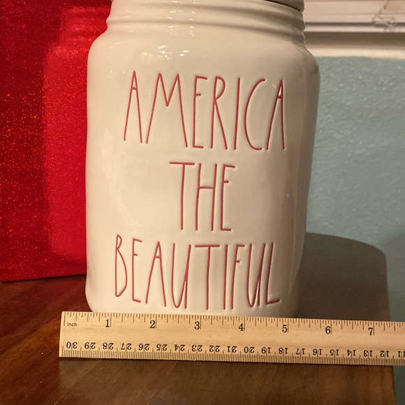 Rae Dunn canister - America the Beautiful - Picture 6 of 6